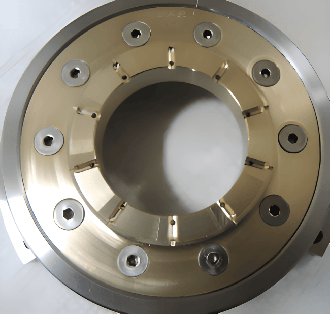 Precision-engineered tilting pad thrust bearing component for high-speed cryogenic rotating machinery